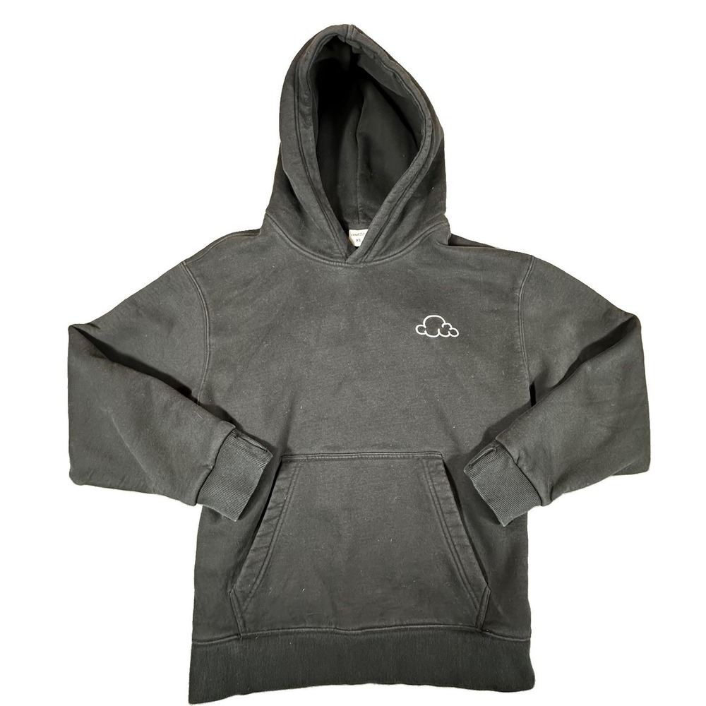 Cloud Nine Hoodie Unisex XS Black Pullover Heavyweight Fleece Sweatshirt Anxiety